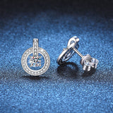 Load image into Gallery viewer, Fine Jewelry 4mm Cubic Zirconia Round Cut Stud Earrings 925 Sterling Silver Earrings For Women Hypoallergenic