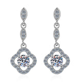 Load image into Gallery viewer, Fine Jewelry 0.6CT Round Cut D Grade VVS1 Moissanite Diamond Stud Earrings 925 Sterling Silver Earrings For Women