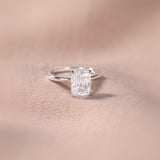 Load image into Gallery viewer, Ringsmaker 3Ct 925 Sterling Silver Rings Radiant Cut Solitaire Cubic Zirconia CZ Women Engagement Bands