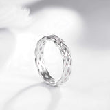 Load image into Gallery viewer, Ringsmaker 925 Sterling Silver Ring Women Celtic Knot Wedding Bands