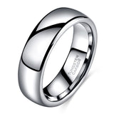 Load image into Gallery viewer, Ringsmaker 6mm High Polished Silver Color Tungsten Rings For Men Women Wedding Bands