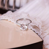 Load image into Gallery viewer, Ringsmaker 1.25CT 925 Sterling Silver Bridal Ring Sets Round CZ Women Promise Wedding Bands