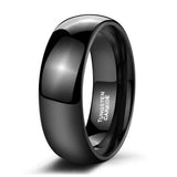 Load image into Gallery viewer, Ringsmaker 8mm Black Tungsten Rings High Polished Wedding Ring