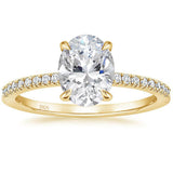 Load image into Gallery viewer, 3.5CT 925 Silver Engagement Oval Cut Moissanite Ring