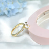 Load image into Gallery viewer, 1.5 Carat Round Cut s925 D Grade Moissanite Wedding Bands
