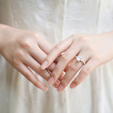 Load image into Gallery viewer, 925 Silver 3.5 Ct Oval Cut Moissanite Engagement Ring