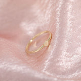 Load image into Gallery viewer, Ringsmaker 14K Gold Plated 925 Sterling Silver Rings Women Stackable Wedding Bands