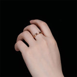 Load image into Gallery viewer, Ringsmaker 3mm Brushed Tungsten Carbide Rings Rose Gold Women Engagement Wedding Bands