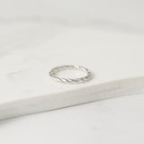 Load image into Gallery viewer, Ringsmaker 925 Sterling Silver Rings Twine Women Rings Spiral Design Wedding Bands
